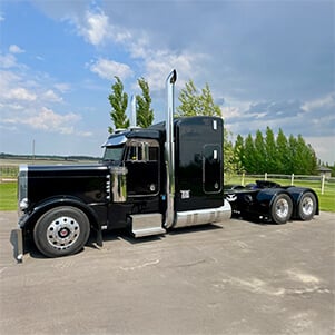 Black Sleeper Truck