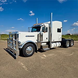 White Semitruck