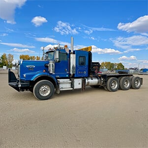 Blue Semitruck